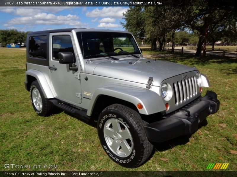 Bright Silver Metallic / Dark Slate Gray/Medium Slate Gray 2007 Jeep Wrangler Sahara 4x4