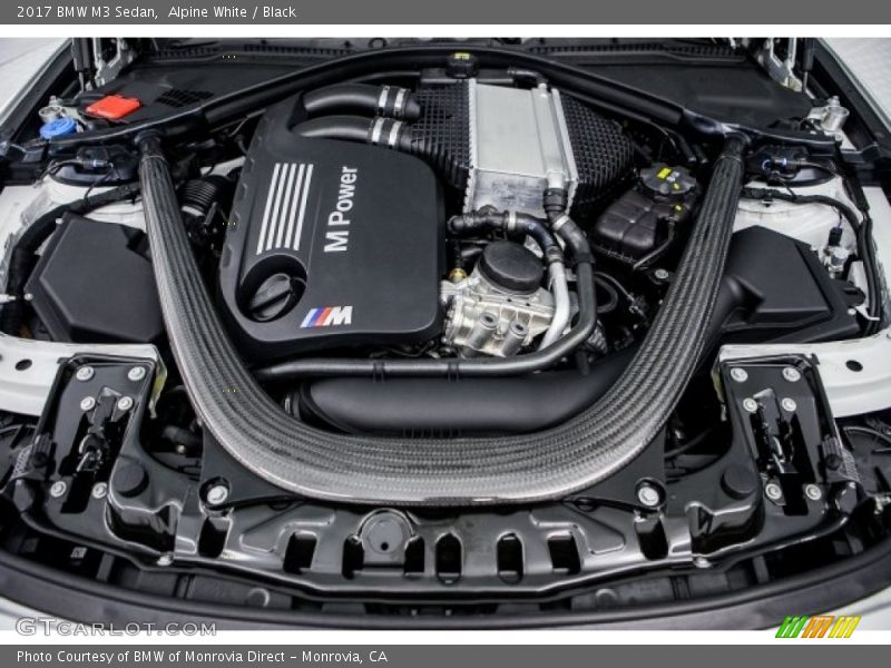 Alpine White / Black 2017 BMW M3 Sedan