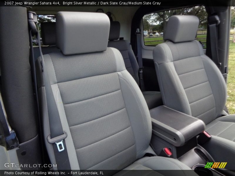 Bright Silver Metallic / Dark Slate Gray/Medium Slate Gray 2007 Jeep Wrangler Sahara 4x4