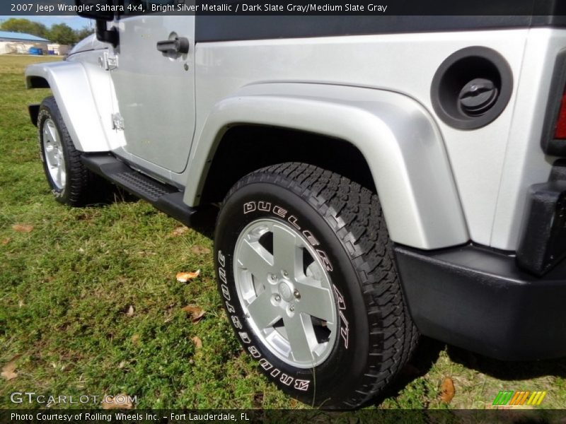 Bright Silver Metallic / Dark Slate Gray/Medium Slate Gray 2007 Jeep Wrangler Sahara 4x4