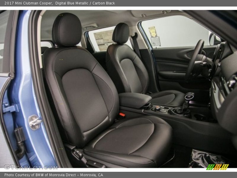 Digital Blue Metallic / Carbon Black 2017 Mini Clubman Cooper