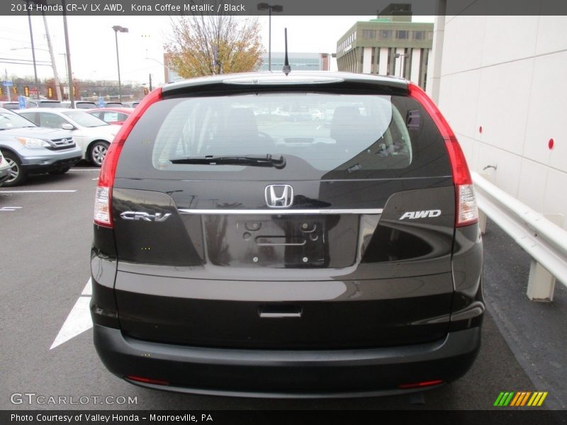 Kona Coffee Metallic / Black 2014 Honda CR-V LX AWD