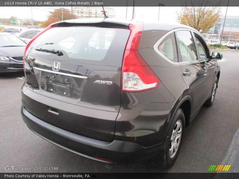 Kona Coffee Metallic / Black 2014 Honda CR-V LX AWD