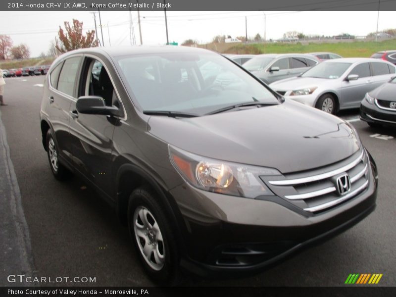Kona Coffee Metallic / Black 2014 Honda CR-V LX AWD