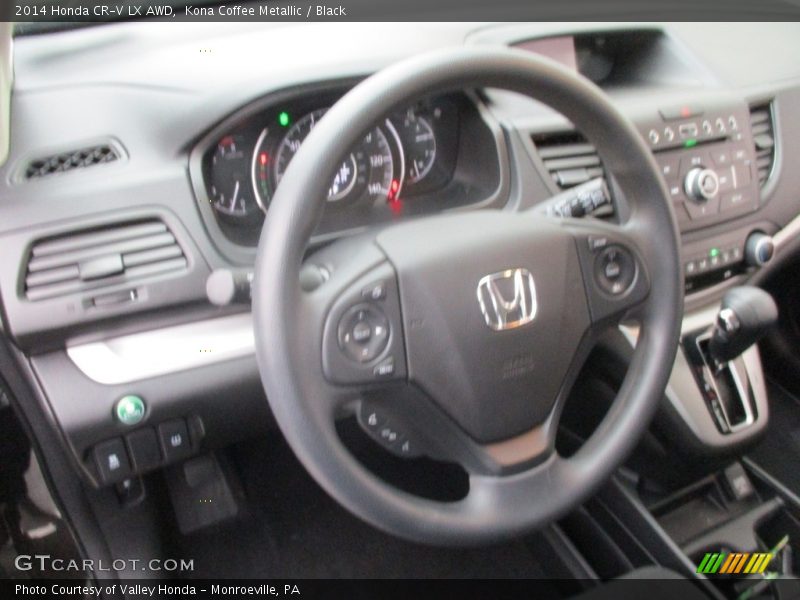 Kona Coffee Metallic / Black 2014 Honda CR-V LX AWD