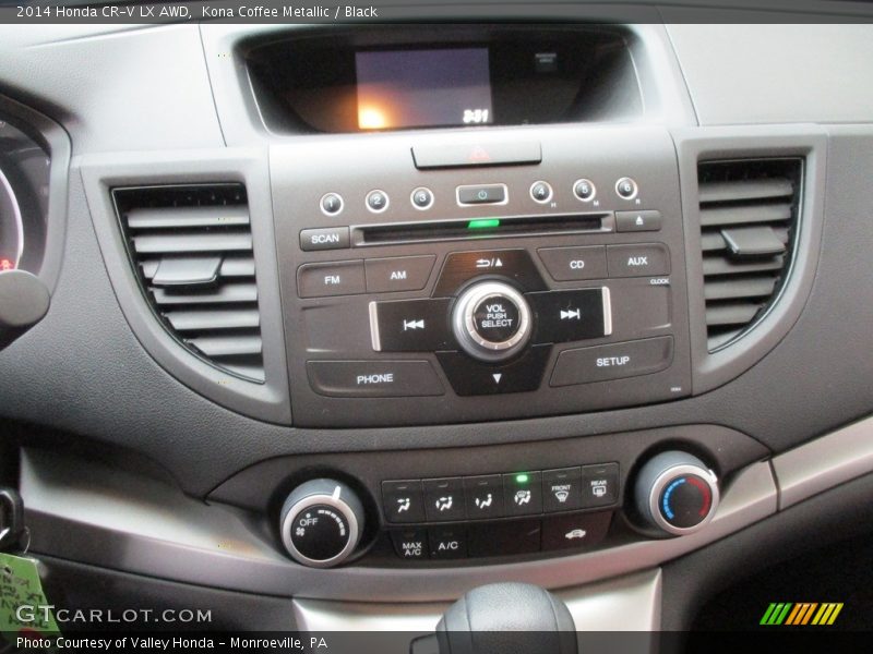 Kona Coffee Metallic / Black 2014 Honda CR-V LX AWD