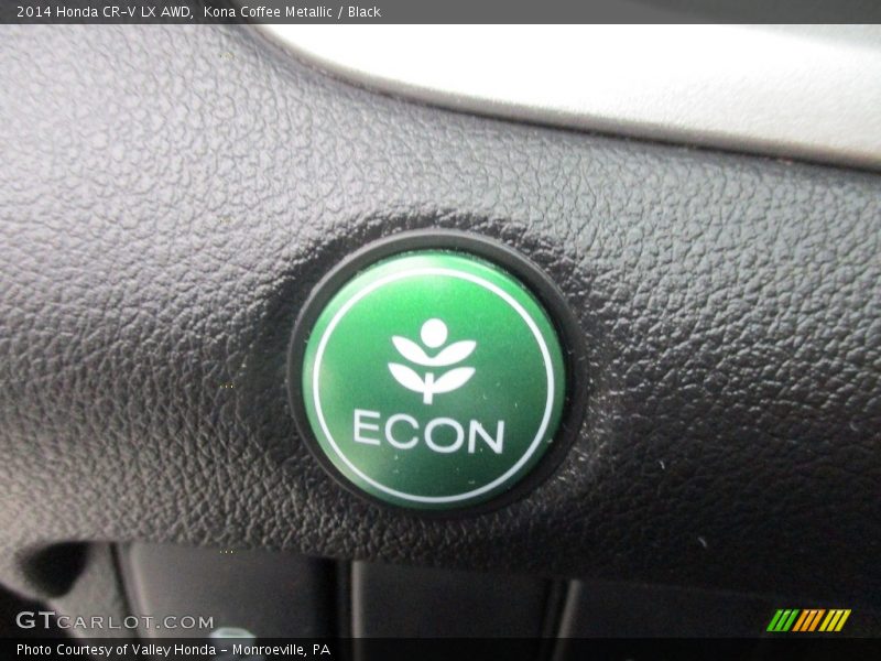 Kona Coffee Metallic / Black 2014 Honda CR-V LX AWD