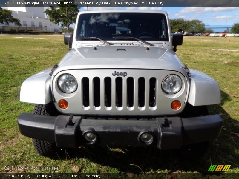 Bright Silver Metallic / Dark Slate Gray/Medium Slate Gray 2007 Jeep Wrangler Sahara 4x4