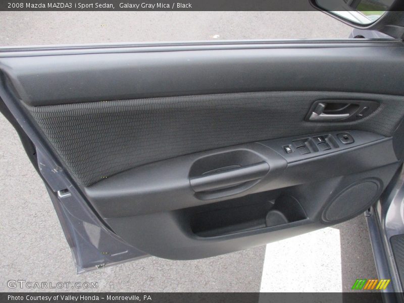 Galaxy Gray Mica / Black 2008 Mazda MAZDA3 i Sport Sedan