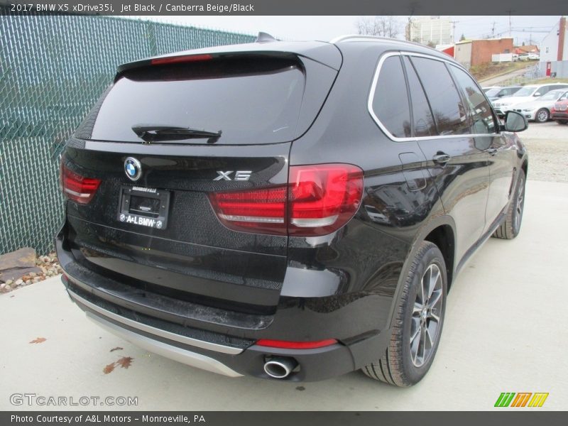 Jet Black / Canberra Beige/Black 2017 BMW X5 xDrive35i