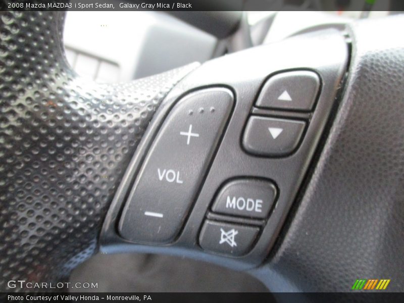 Galaxy Gray Mica / Black 2008 Mazda MAZDA3 i Sport Sedan