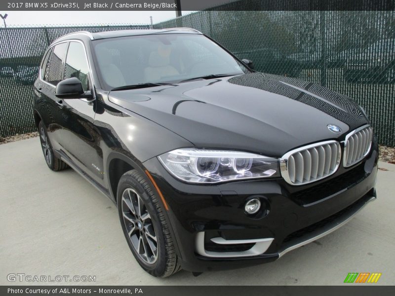 Jet Black / Canberra Beige/Black 2017 BMW X5 xDrive35i