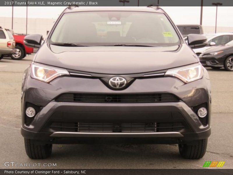 Magnetic Gray Metallic / Black 2017 Toyota RAV4 XLE