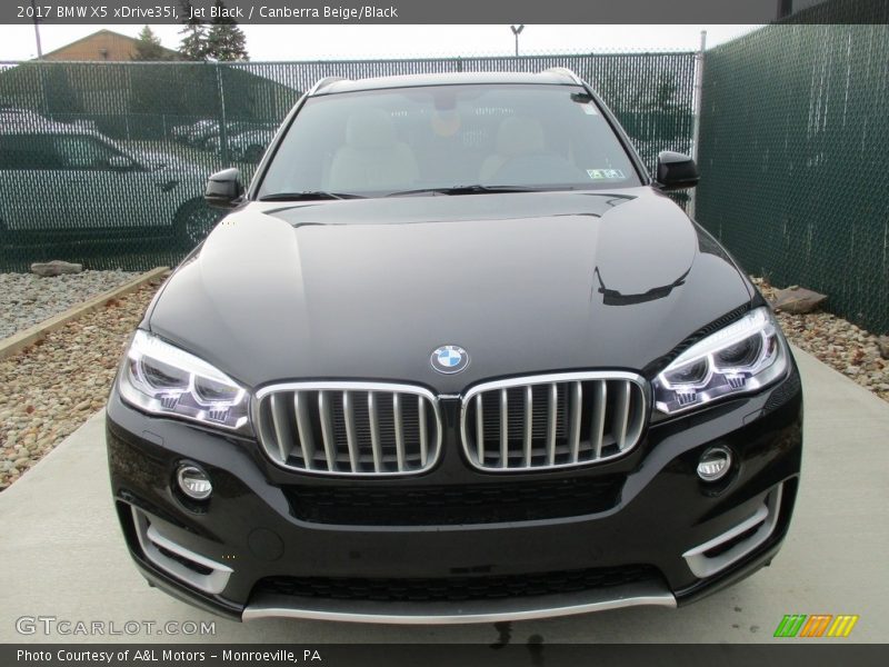 Jet Black / Canberra Beige/Black 2017 BMW X5 xDrive35i