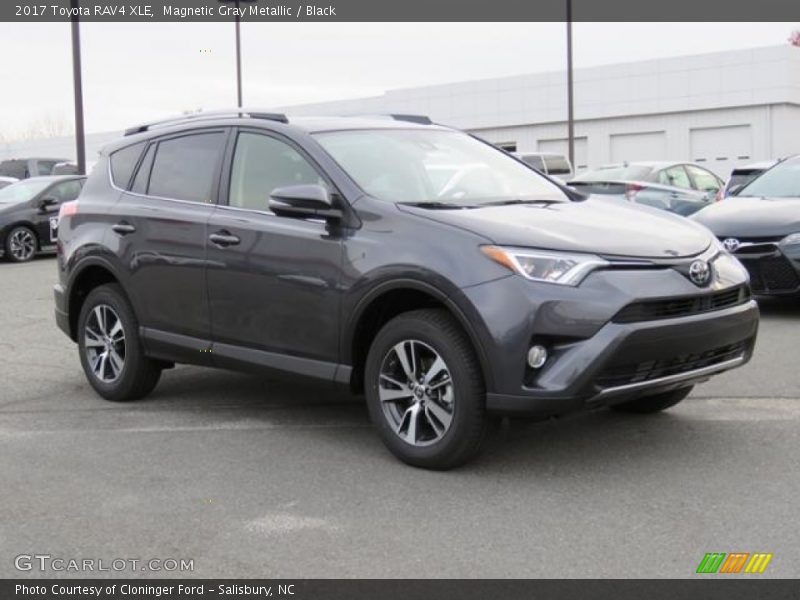 Magnetic Gray Metallic / Black 2017 Toyota RAV4 XLE