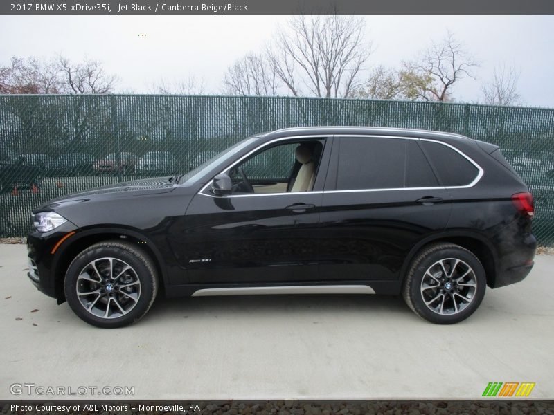 Jet Black / Canberra Beige/Black 2017 BMW X5 xDrive35i