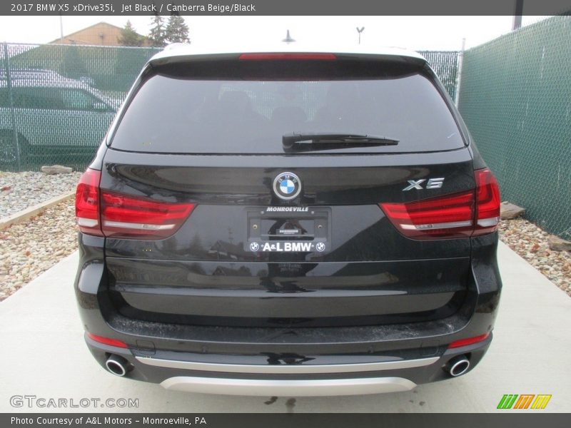 Jet Black / Canberra Beige/Black 2017 BMW X5 xDrive35i