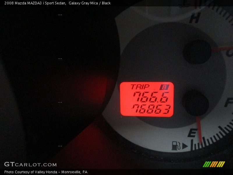 Galaxy Gray Mica / Black 2008 Mazda MAZDA3 i Sport Sedan