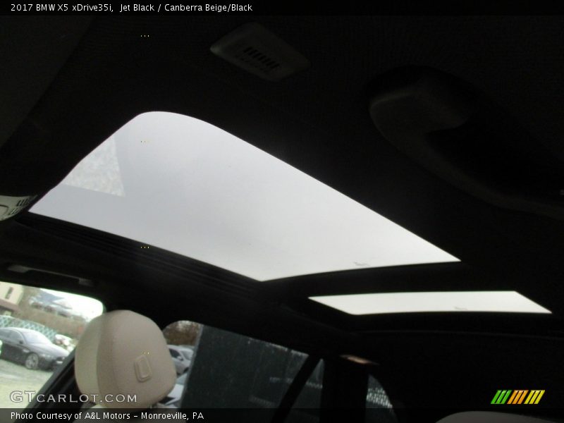 Jet Black / Canberra Beige/Black 2017 BMW X5 xDrive35i