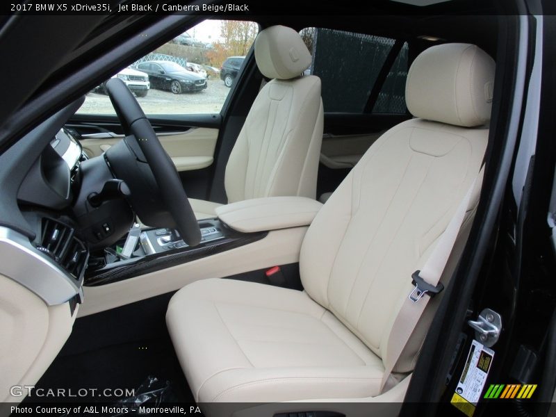 Jet Black / Canberra Beige/Black 2017 BMW X5 xDrive35i