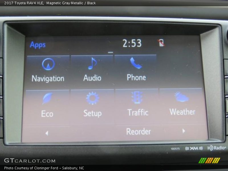 Magnetic Gray Metallic / Black 2017 Toyota RAV4 XLE