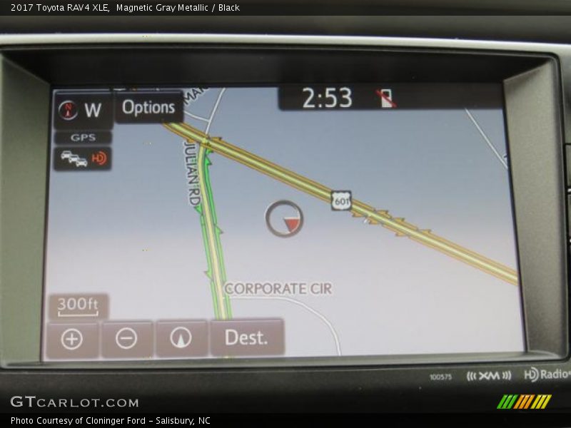 Navigation of 2017 RAV4 XLE