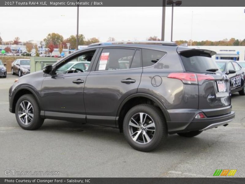 Magnetic Gray Metallic / Black 2017 Toyota RAV4 XLE