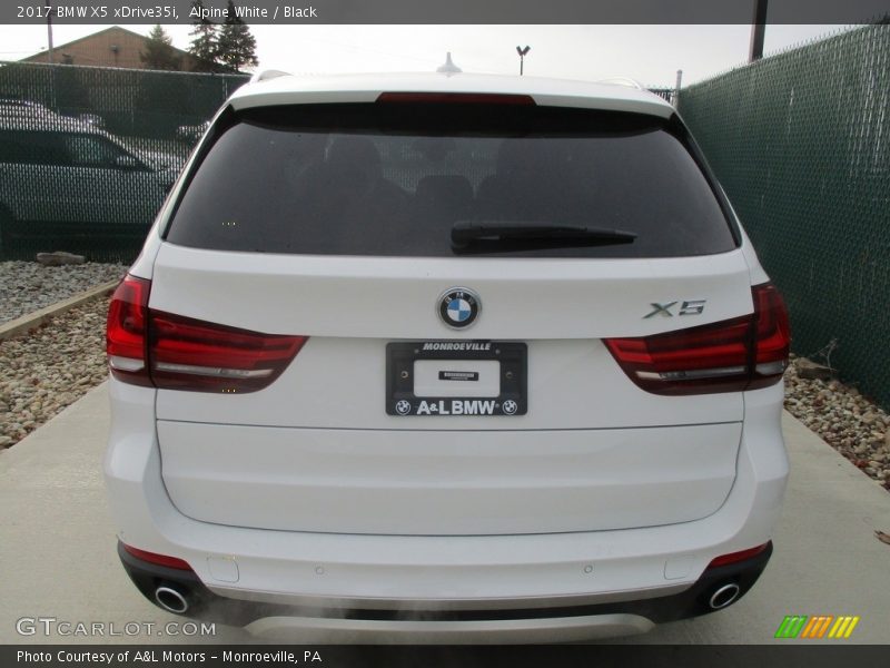 Alpine White / Black 2017 BMW X5 xDrive35i