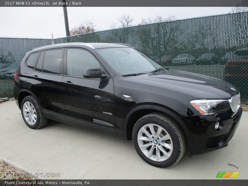 Jet Black / Black 2017 BMW X3 xDrive28i