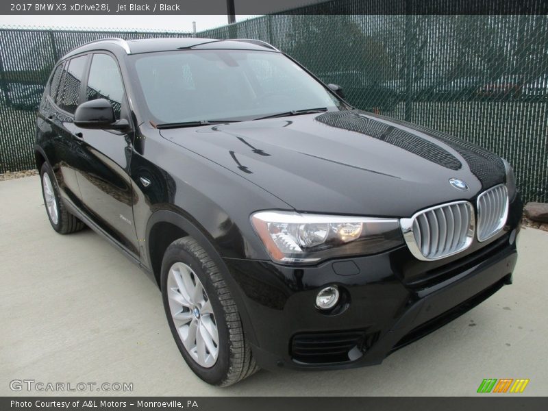 Jet Black / Black 2017 BMW X3 xDrive28i