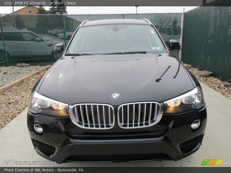 Jet Black / Black 2017 BMW X3 xDrive28i