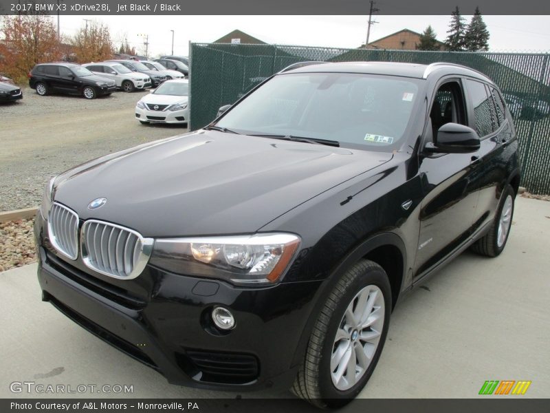 Jet Black / Black 2017 BMW X3 xDrive28i