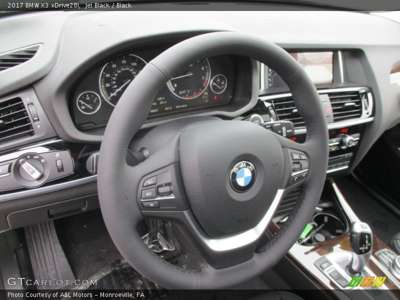 Jet Black / Black 2017 BMW X3 xDrive28i