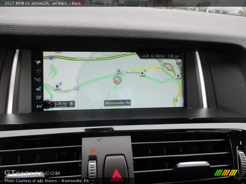 Jet Black / Black 2017 BMW X3 xDrive28i