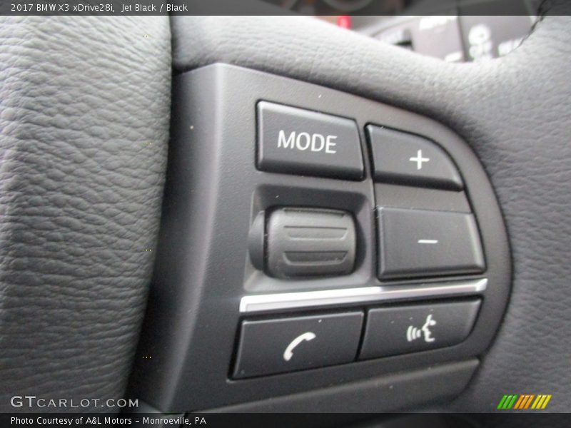 Jet Black / Black 2017 BMW X3 xDrive28i