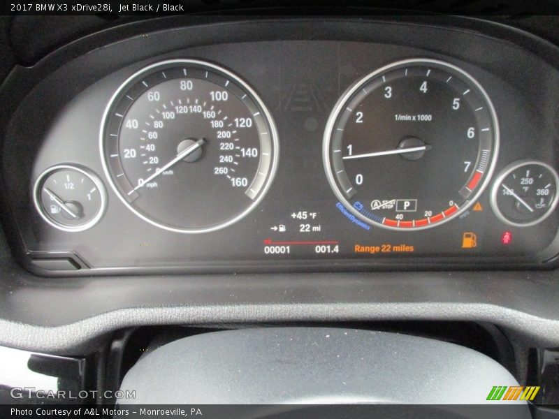 Jet Black / Black 2017 BMW X3 xDrive28i