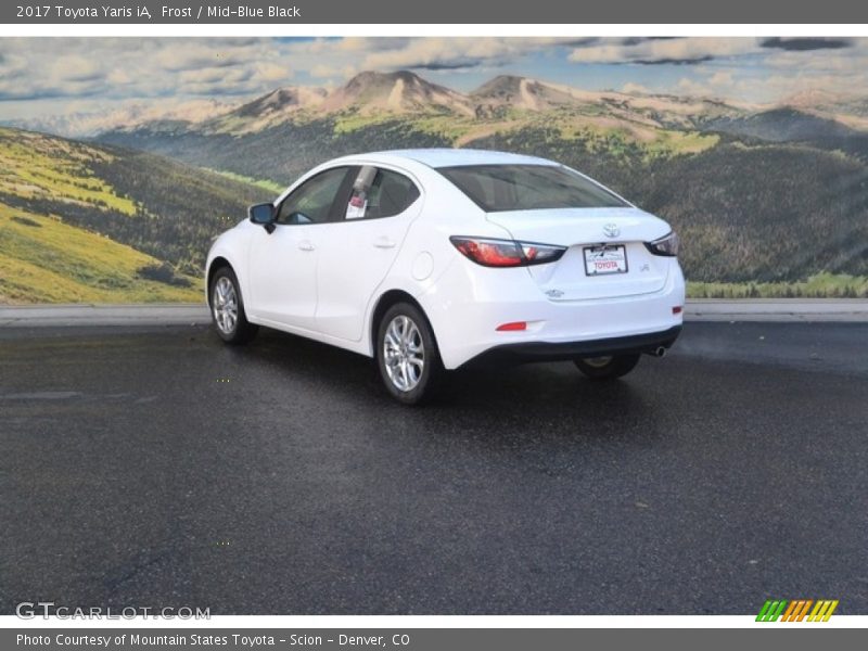 Frost / Mid-Blue Black 2017 Toyota Yaris iA