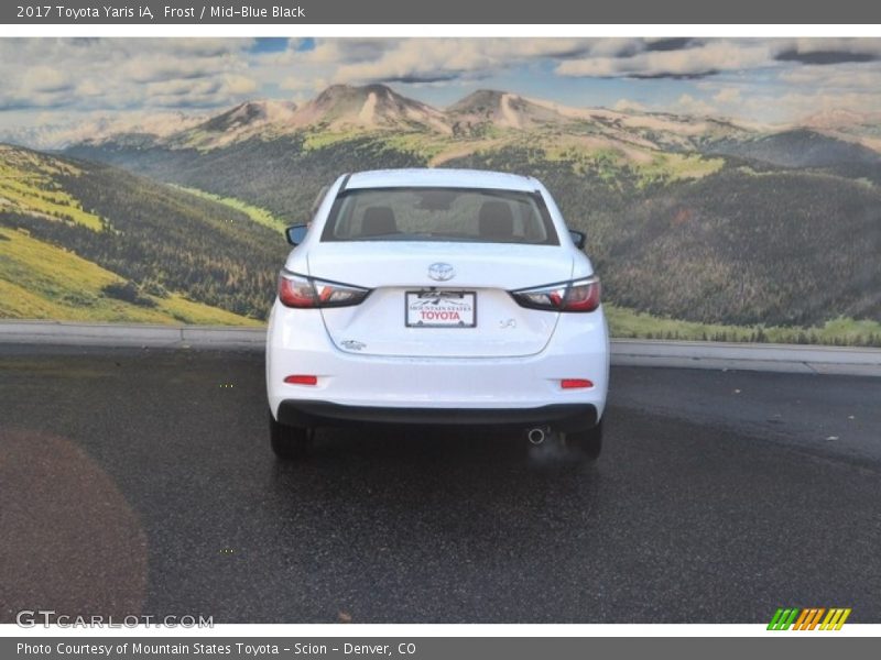 Frost / Mid-Blue Black 2017 Toyota Yaris iA