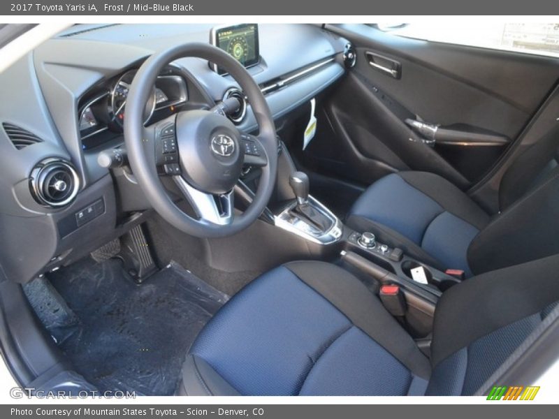 Frost / Mid-Blue Black 2017 Toyota Yaris iA