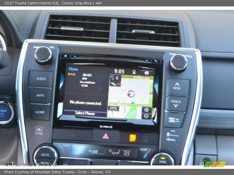 Cosmic Gray Mica / Ash 2017 Toyota Camry Hybrid XLE