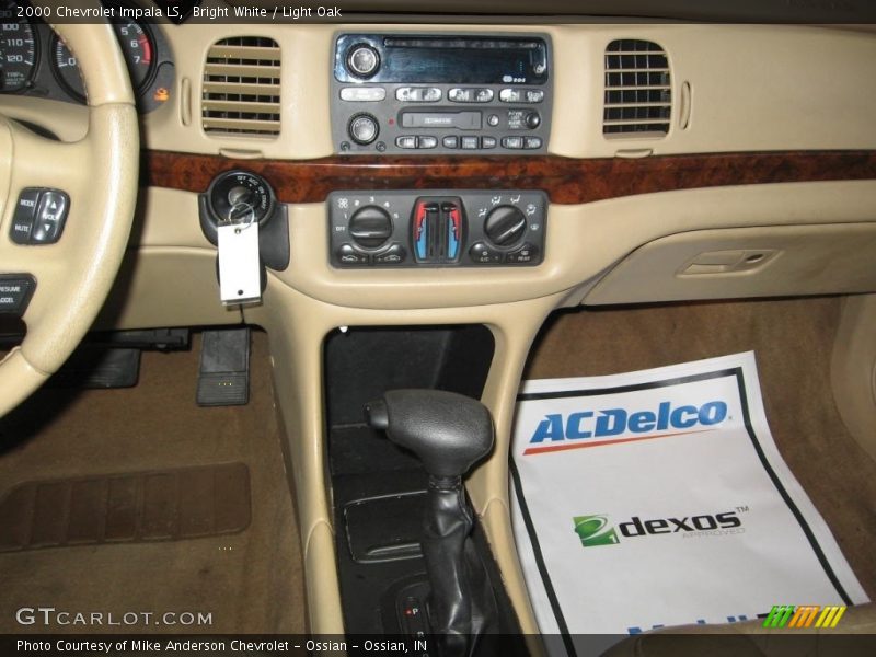 Bright White / Light Oak 2000 Chevrolet Impala LS