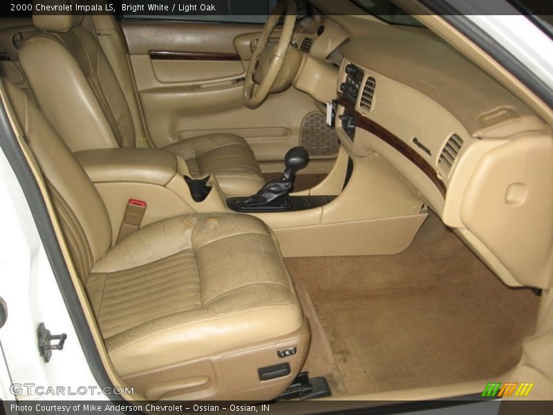 Bright White / Light Oak 2000 Chevrolet Impala LS