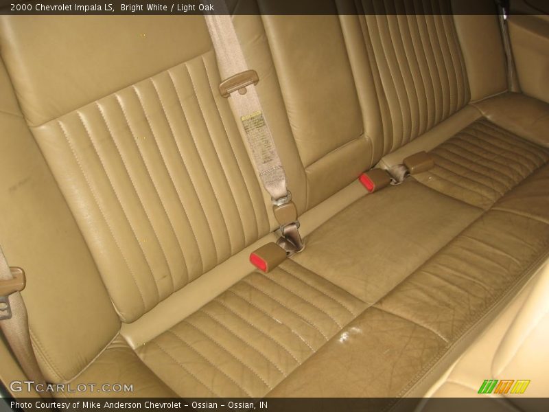 Bright White / Light Oak 2000 Chevrolet Impala LS
