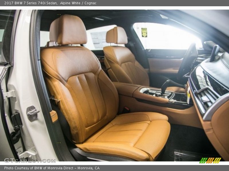 Alpine White / Cognac 2017 BMW 7 Series 740i Sedan