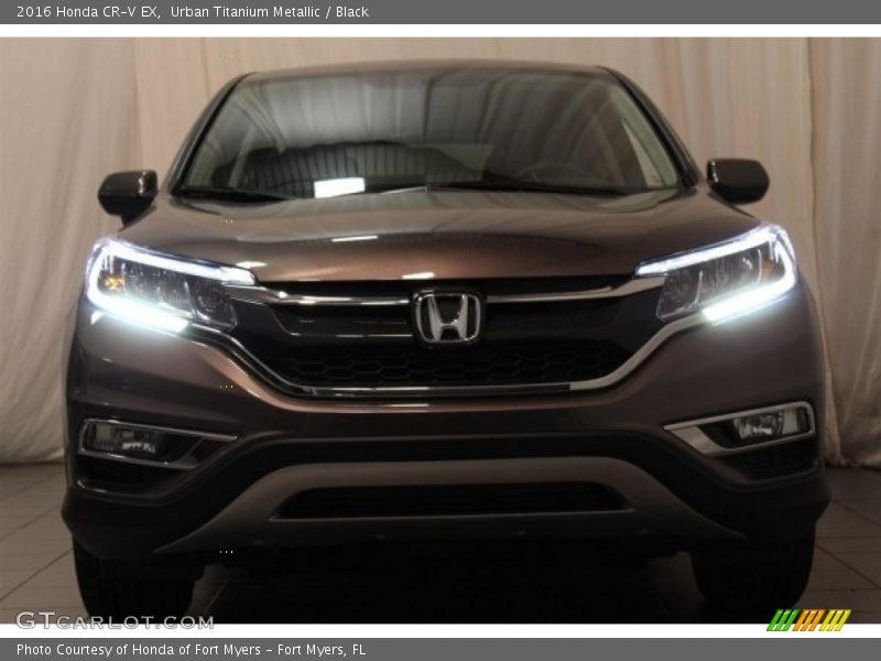 Urban Titanium Metallic / Black 2016 Honda CR-V EX