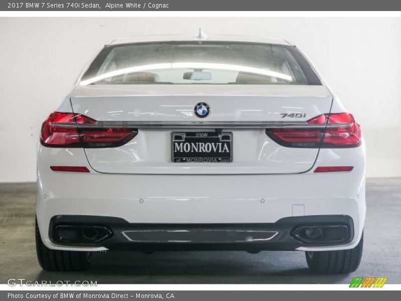 Alpine White / Cognac 2017 BMW 7 Series 740i Sedan