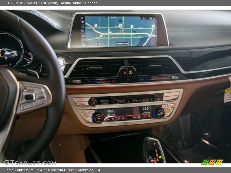 Alpine White / Cognac 2017 BMW 7 Series 740i Sedan