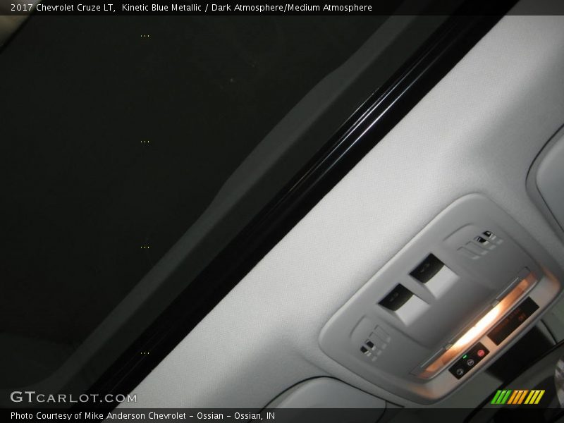 Kinetic Blue Metallic / Dark Atmosphere/Medium Atmosphere 2017 Chevrolet Cruze LT