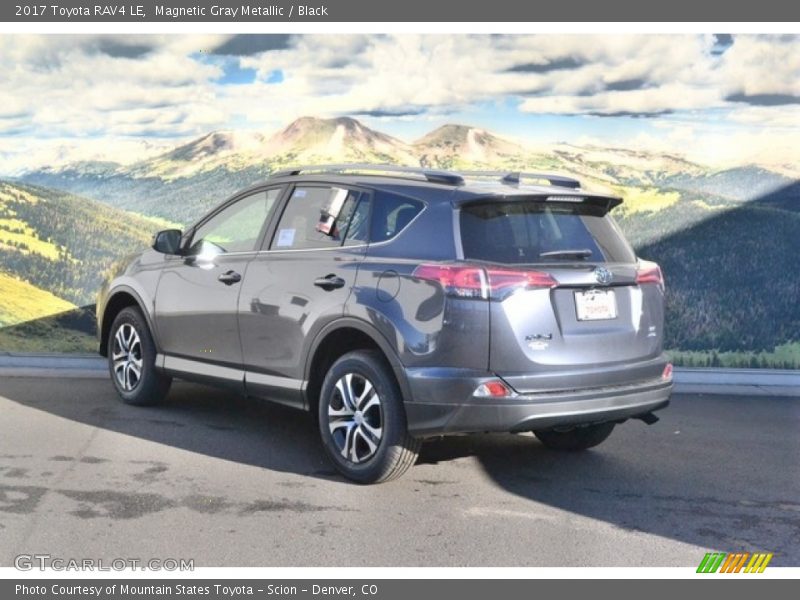 Magnetic Gray Metallic / Black 2017 Toyota RAV4 LE