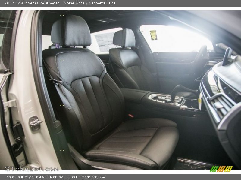 Alpine White / Canberra Beige 2017 BMW 7 Series 740i Sedan